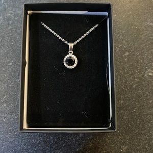 Black Pendant Necklace